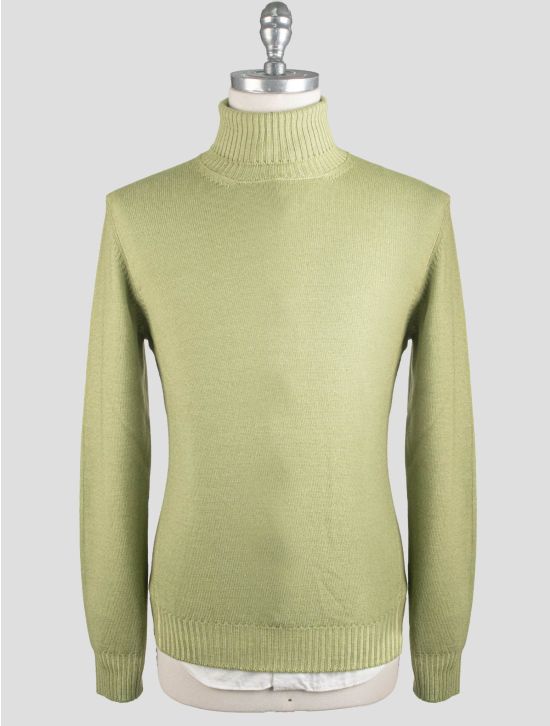 Gran Sasso Gran Sasso Green Virgin Wool Sweater Turtleneck Green 000