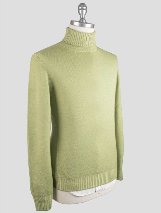 Gran Sasso Gran Sasso Green Virgin Wool Sweater Turtleneck Green 001