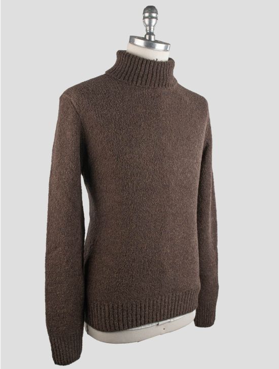 Gran Sasso Gran Sasso Brown Virgin Wool Pa Sweater Turtleneck Brown 001