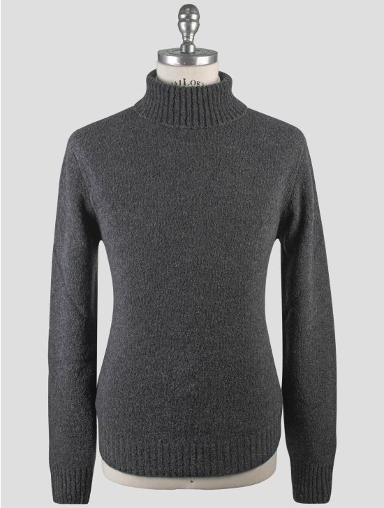 Gran Sasso Gran Sasso Gray Virgin Wool Pa Sweater Turtleneck Gray 000