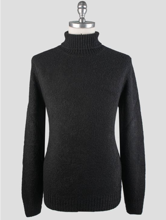 Gran Sasso Gran Sasso Black Virgin Wool Pa Sweater Turtleneck Black 000