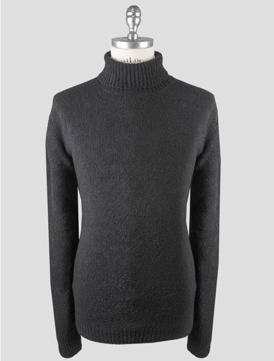 Gran Sasso Gran Sasso Black Virgin Wool Pa Sweater Turtleneck Black 000
