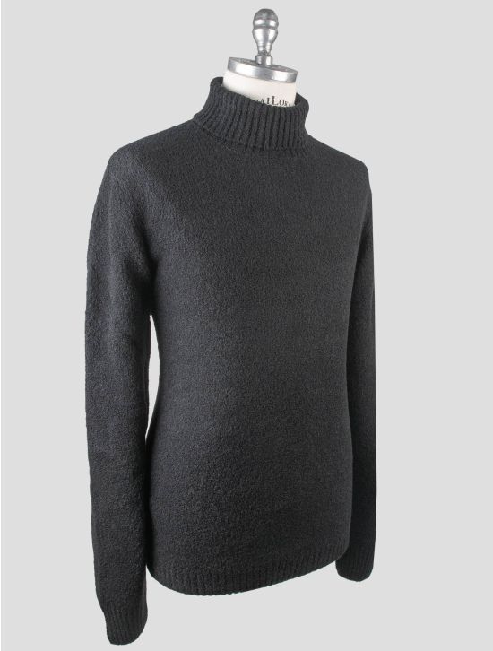 Gran Sasso Gran Sasso Black Virgin Wool Pa Sweater Turtleneck Black 001