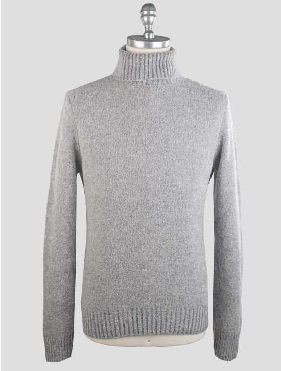Gran Sasso Gran Sasso Gray Virgin Wool Pa Sweater Turtleneck Gray 000