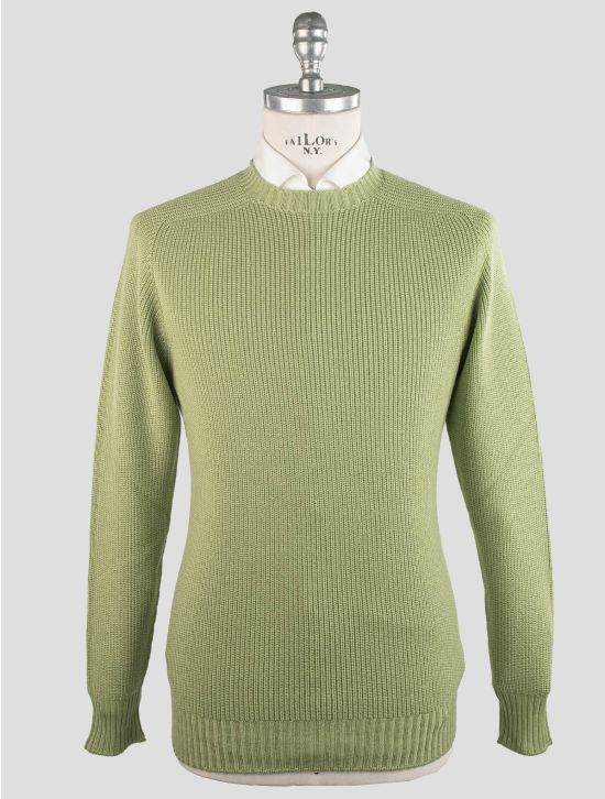 Gran Sasso Gran Sasso Green Virgin Wool Sweater Crewneck Green 000