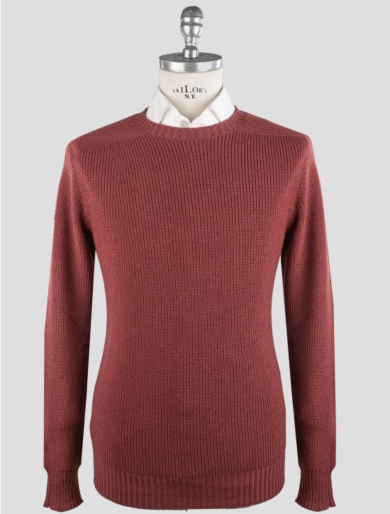 Gran Sasso Gran Sasso Red Virgin Wool Sweater Crewneck Red 000