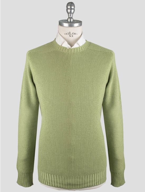 Gran Sasso Gran Sasso Green Virgin Wool Sweater Crewneck Green 000