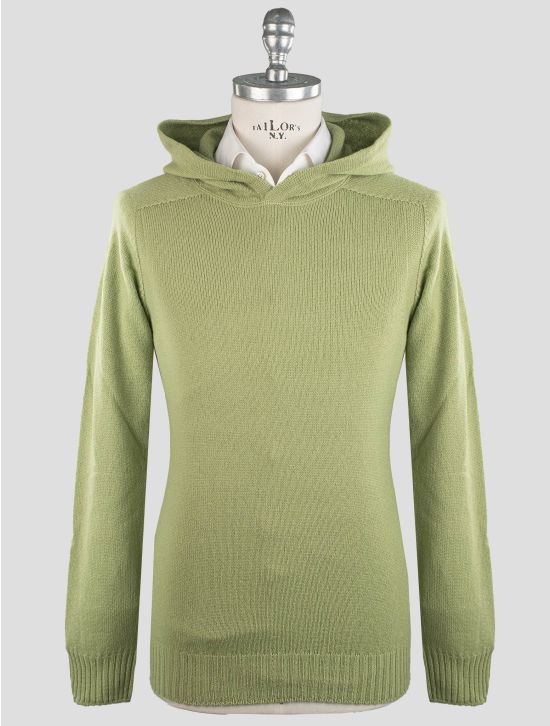 Gran Sasso Gran Sasso Green Virgin Wool Sweater Hoodie Green 000