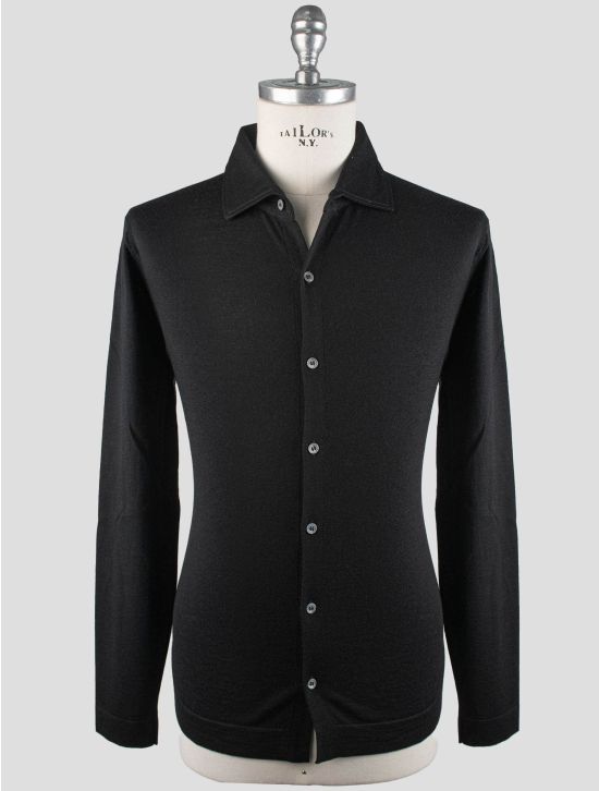 Gran Sasso Gran Sasso Black Virgin Wool Shirt Black 000