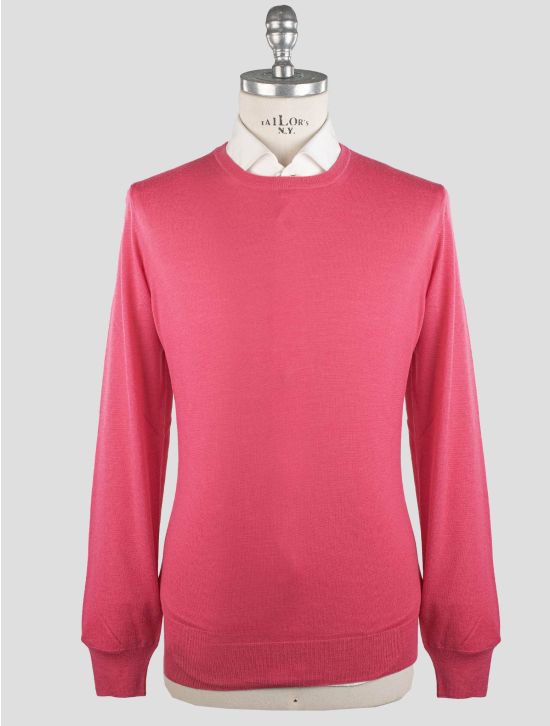 Gran Sasso Gran Sasso Pink Virgin Wool Sweater Crewneck Pink 000