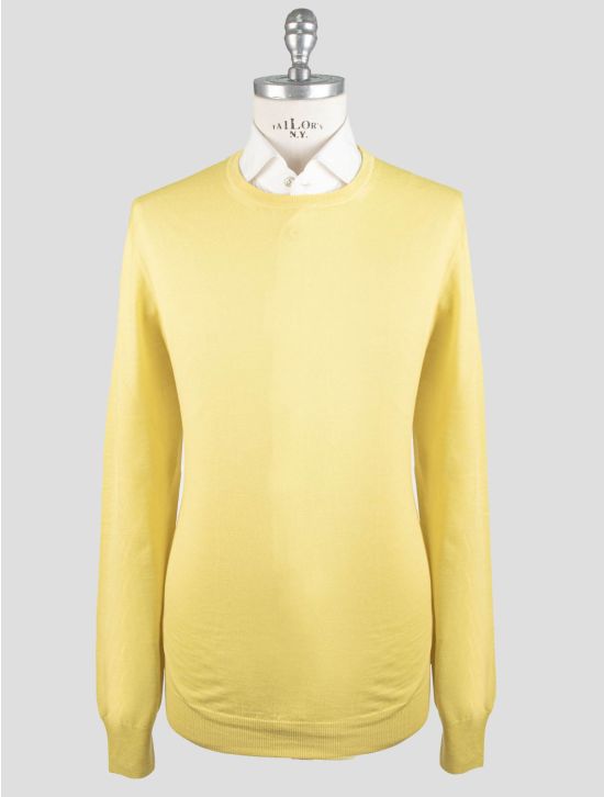 Gran Sasso Gran Sasso Yellow Virgin Wool Sweater Crewneck Yellow 000