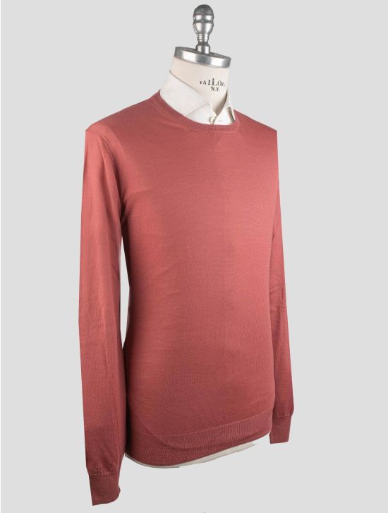Gran Sasso Gran Sasso Pink Virgin Wool Sweater Crewneck Pink 001