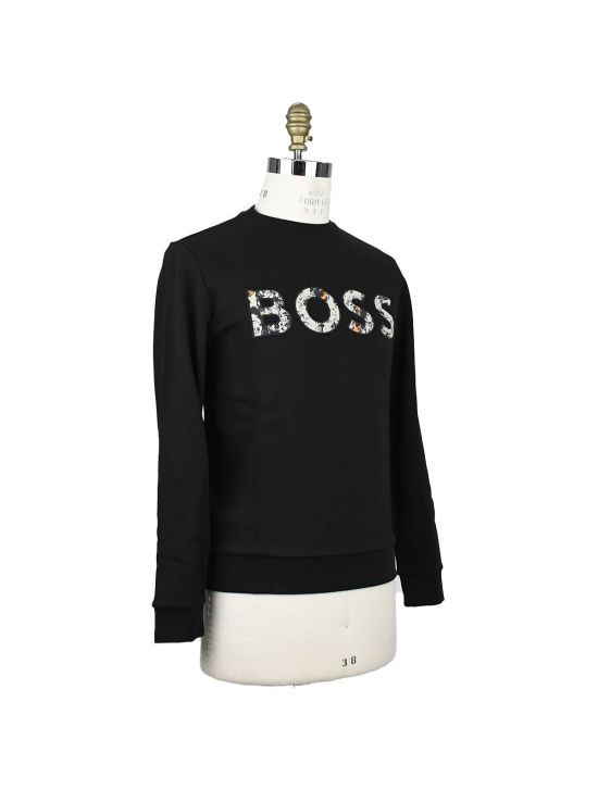 BOSS Boss Black Cotton Sweater Black 001