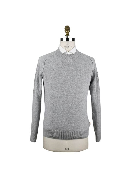 BOSS Boss Gray Wool Cotton Pa Sweater Crewneck Gray 000