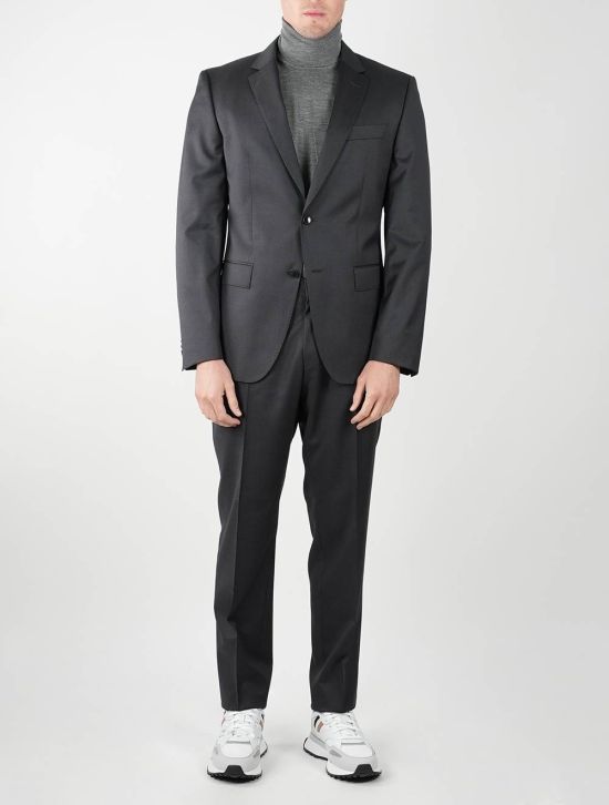 BOSS Boss Gray Virgin Wool Suit Gray 001