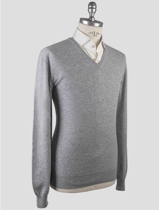 Gran Sasso Gran Sasso Gray Cashmere Sweater Crewneck Gray 001