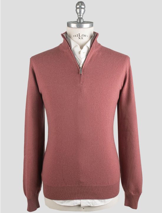 Gran Sasso Gran Sasso Brown Cashmere Sweater Half Zip Brown 000