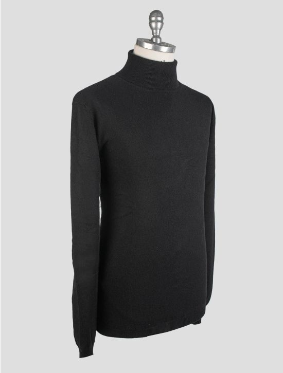 Gran Sasso Gran Sasso Brown Cashmere Sweater Turtleneck Black 001