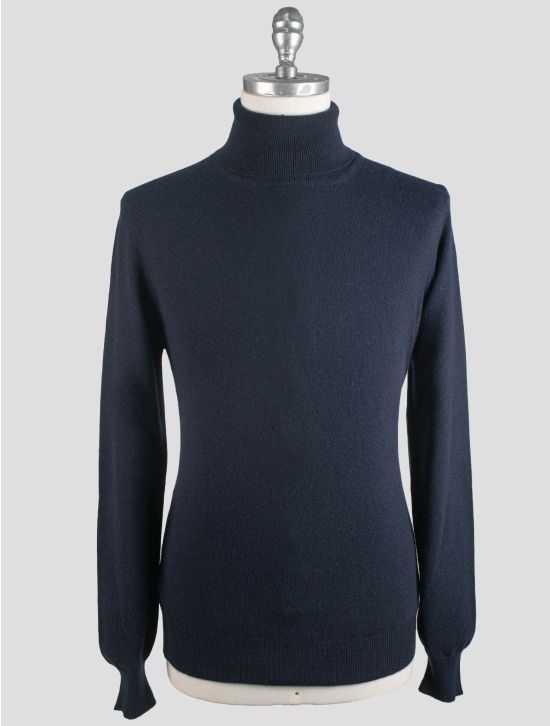 Gran Sasso Gran Sasso Blue Cashmere Sweater Turtleneck Blue 000
