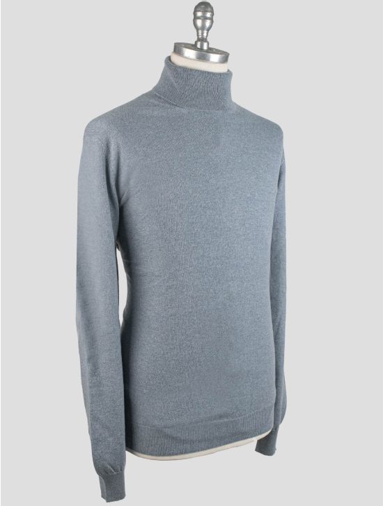 Gran Sasso Gran Sasso Gray Cashmere Sweater Tutleneck Gray 001