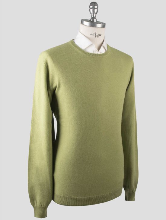 Gran Sasso Gran Sasso Green Cashmere Sweater Crewneck Green 001
