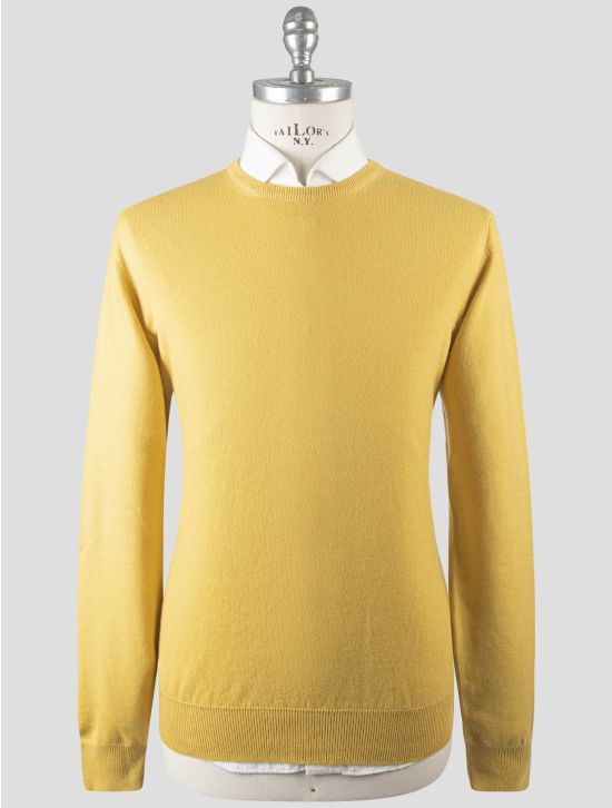 Gran Sasso Gran Sasso Yellow Cashmere Sweater Crewneck Yellow 000