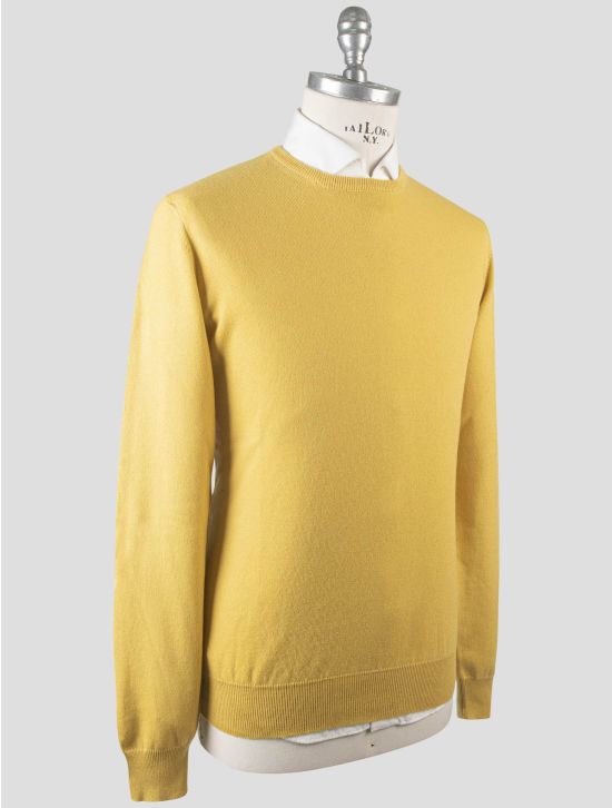 Gran Sasso Gran Sasso Yellow Cashmere Sweater Crewneck Yellow 001