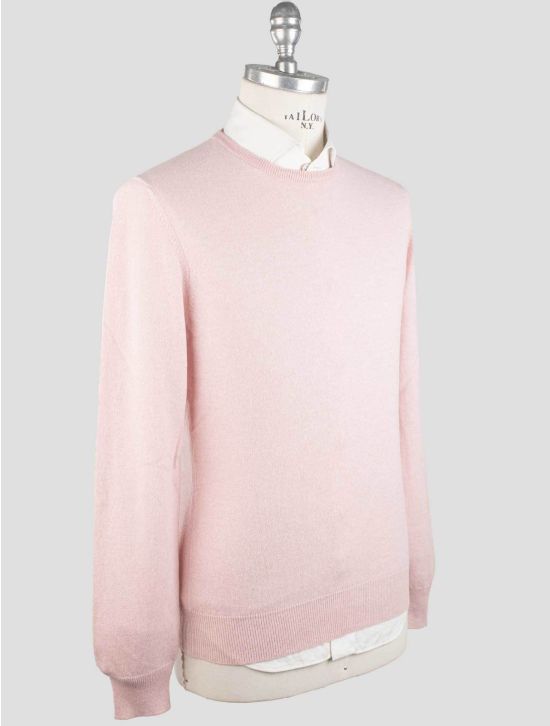Gran Sasso Gran Sasso Pink Cashmere Sweater Crewneck Pink 001