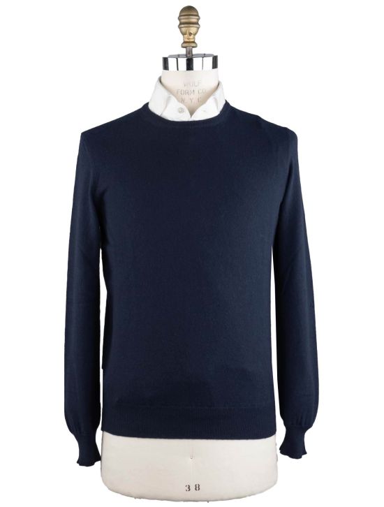 Gran Sasso Gran Sasso Blue Cashmere Sweater Crewneck Blue 000