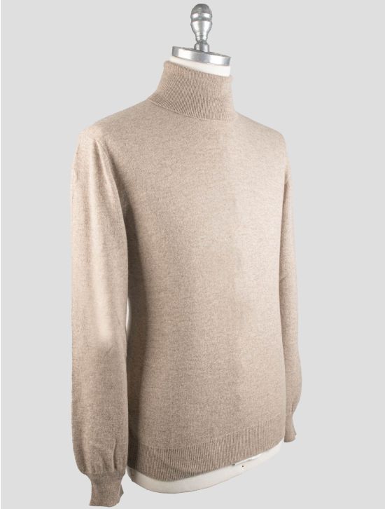 Gran Sasso Gran Sasso Taupe Cashmere Sweater Turtleneck Taupe 001