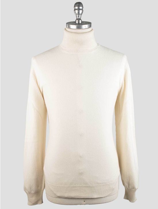 Gran Sasso Gran Sasso White Cashmere Sweater Turtleneck White 000