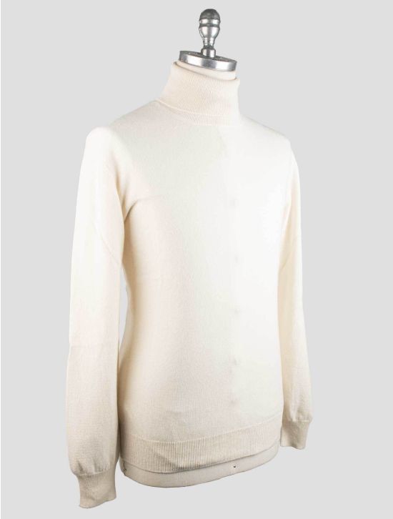 Gran Sasso Gran Sasso White Cashmere Sweater Turtleneck White 001
