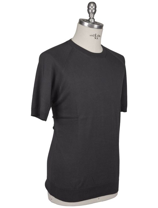 Gran Sasso Gran Sasso Gray Cotton T-Shirt Gray 001