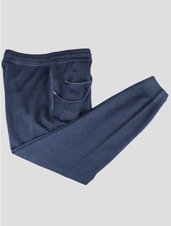 Gran Sasso Gran Sasso Blue Virgin Wool Viscose Cashmere Pants Blue 000