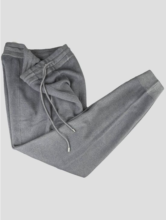 Gran Sasso Gran Sasso Gray Virgin Wool Viscose Cashmere Pants Gray 001
