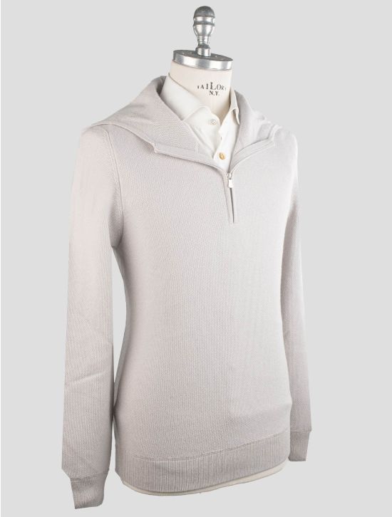 Gran Sasso Gran Sasso Gray Cashmere Sweater Hoodie Gray 001