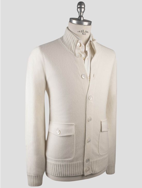 Gran Sasso Gran Sasso White Cashmere Sweater Cardigan White 001