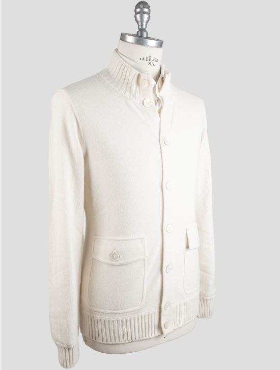 Gran Sasso Gran Sasso White Cashmere Coat White 001
