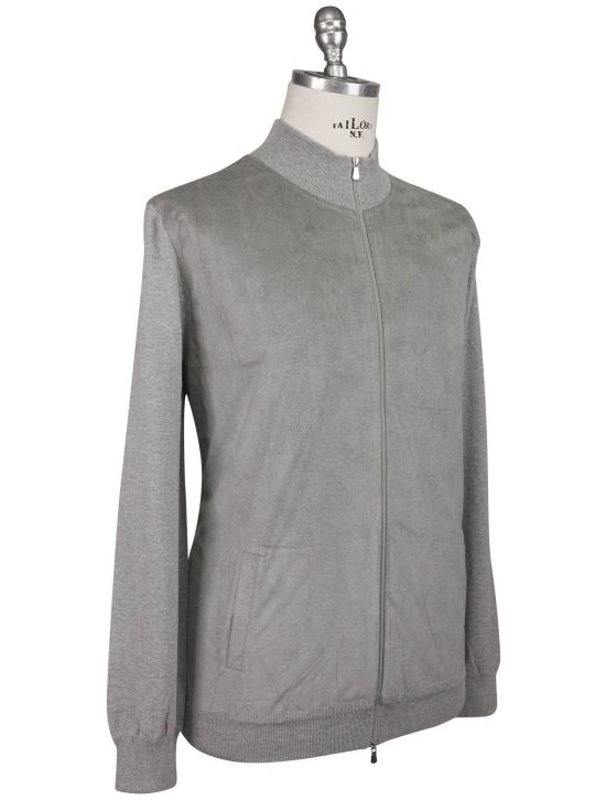 Gran Sasso Gran Sasso Gray Cotton Coat Gray 001