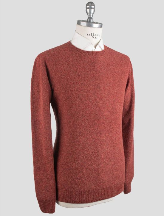 Gran Sasso Gran Sasso Red Virgin Wool Pa Sweater Crewneck Red 001