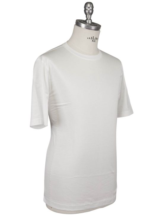 Gran Sasso Gran Sasso White Cotton T-shirt White 001