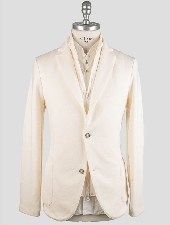 Gran Sasso Gran Sasso White Virgin Wool Pl Coat + Gilet White 000