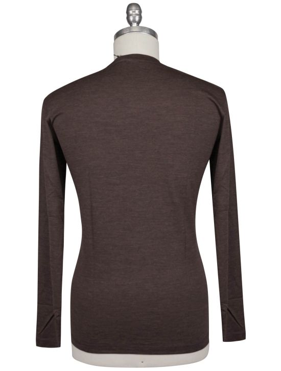 Gran Sasso Gran Sasso Brown Cotton Sweater Crewneck Brown 001