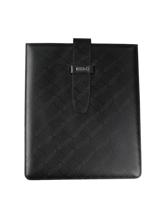 Zilli Zilli Black Leather iPad Case Black 000
