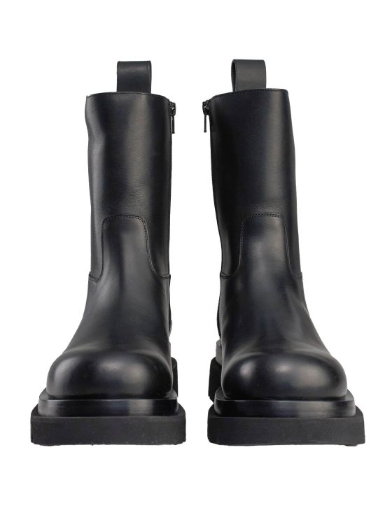 Bottega Veneta Bottega Veneta Black Leather Boots Black 001