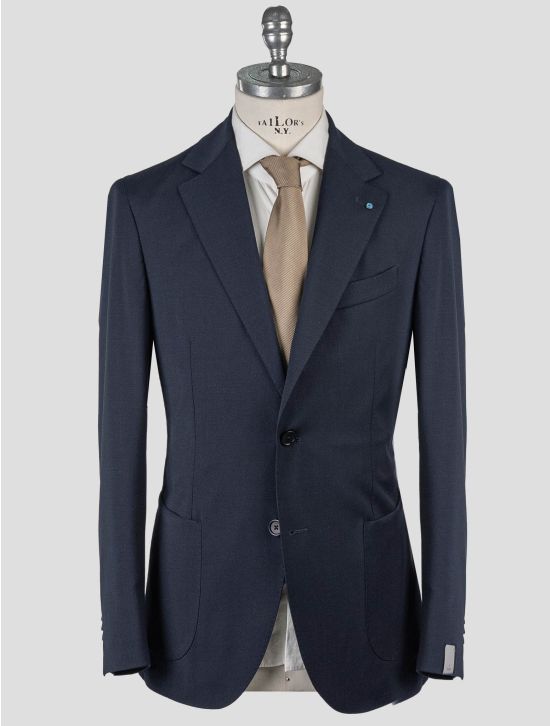 Giampaolo Giampaolo Blue Navy Wool Pl Ea Suit Blue Navy 000