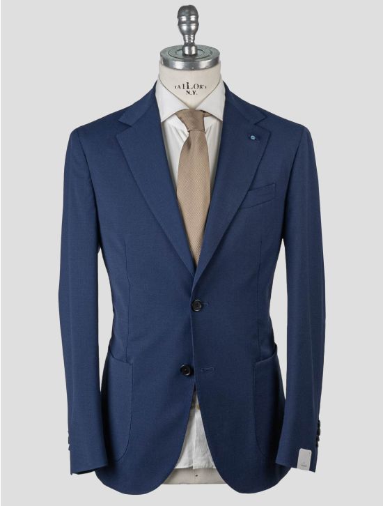 Giampaolo Giampaolo Blue Wool Pl Ea Suit Blue 000