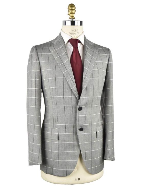 Cesare Attolini CESARE ATTOLINI Gray Wool 120's Blazer Gray 001