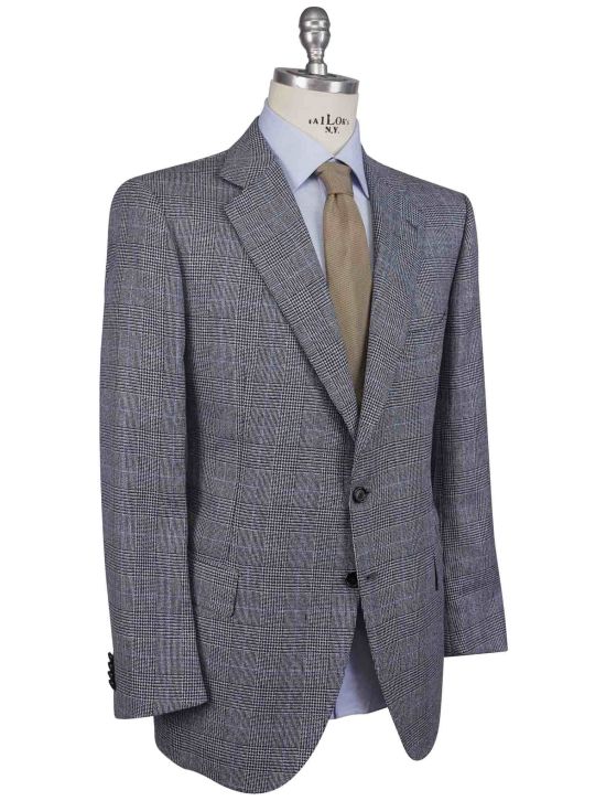 Cesare Attolini Cesare Attolini Gray Wool Linen Silk Suit Multicolor 001