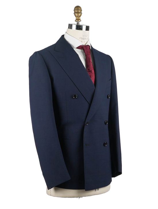Cesare Attolini Cesare Attolini Blue Wool Mohair Suit Blue 001